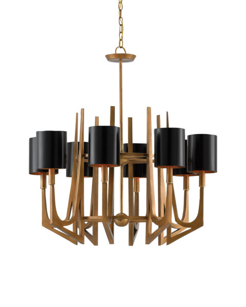Umberto Brass Chandelier