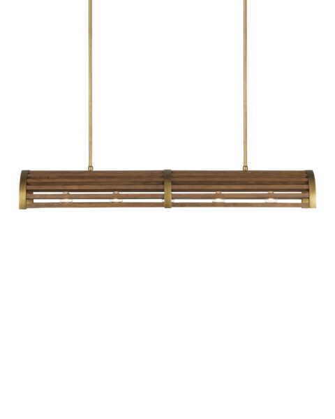 Woodbine Chestnut Rectangular Chandelier