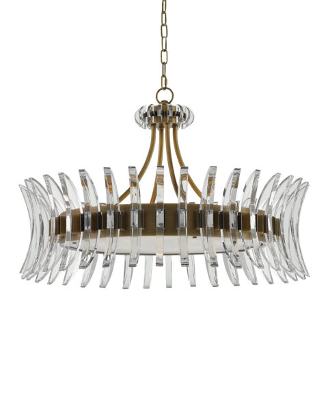 Coquette Brass Chandelier