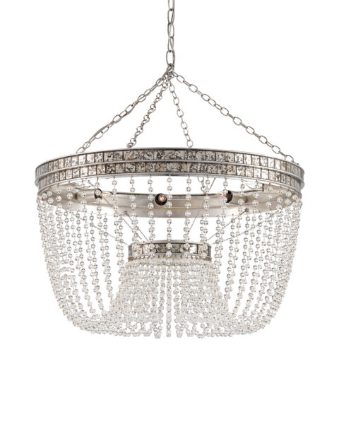 Highbrow Beaded Glass Chandelier