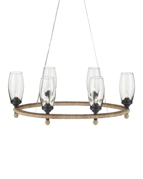 Hightider Glass Oval Chandelier