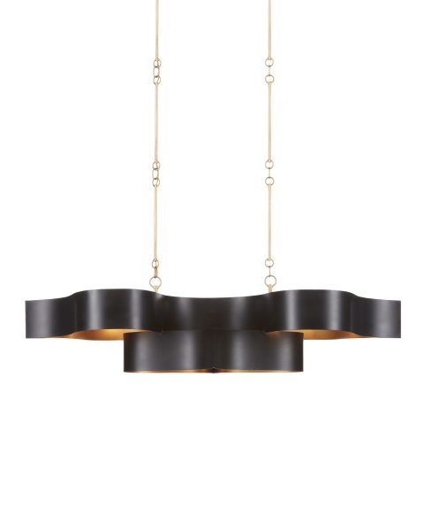 Grand Lotus Oval Chandelier