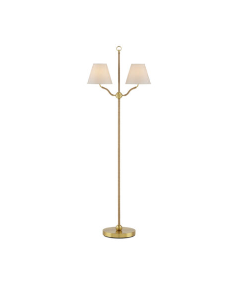 Sirocco Brass Floor Lamp