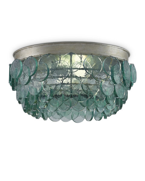 Braithwell Recycled Glass Flush Mount