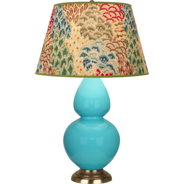 Egg Blue Double Gourd Table Lamp