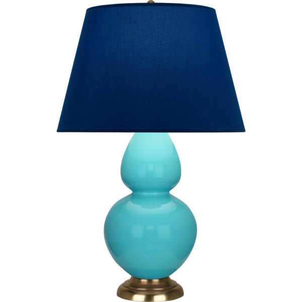 Egg Blue Double Gourd Table Lamp