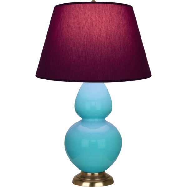 Egg Blue Double Gourd Table Lamp