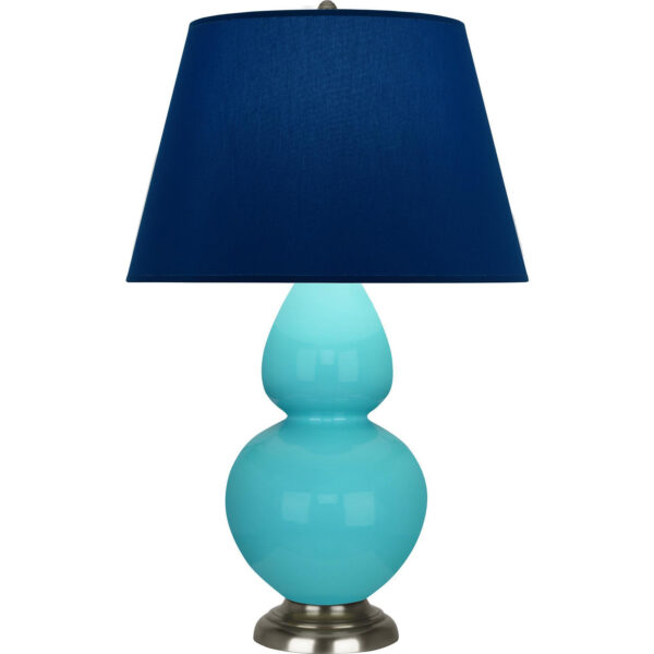 Egg Blue Double Gourd Table Lamp