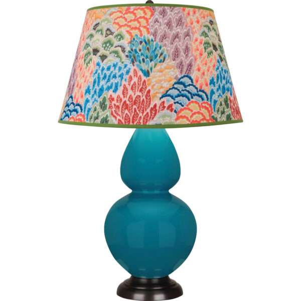 Peacock Double Gourd Table Lamp