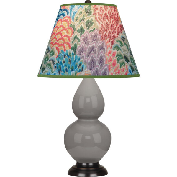 Smokey Taupe Small Double Gourd Accent Lamp
