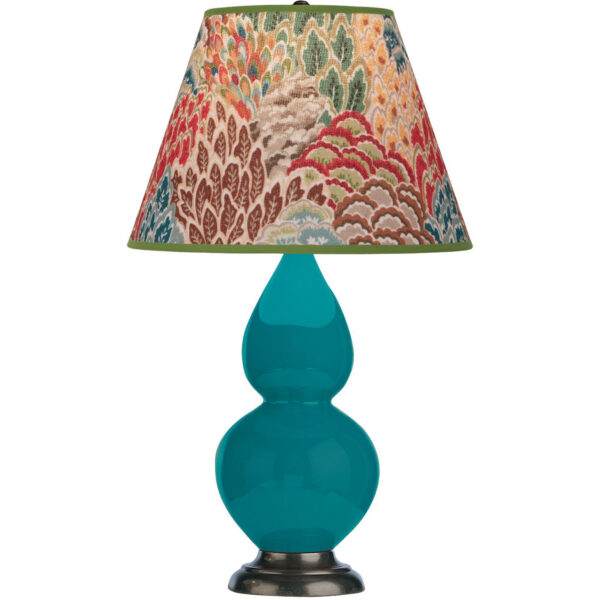 Peacock Small Double Gourd Accent Lamp