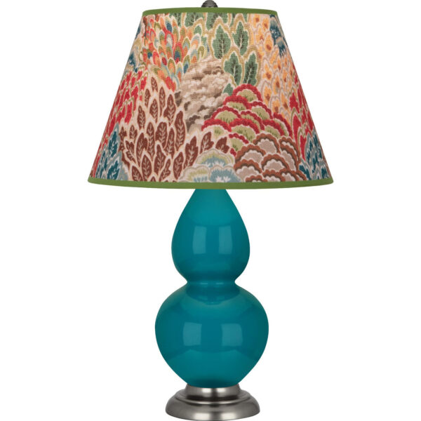 Peacock Small Double Gourd Accent Lamp