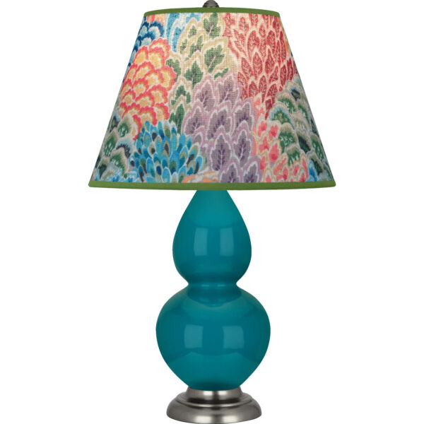 Peacock Small Double Gourd Accent Lamp