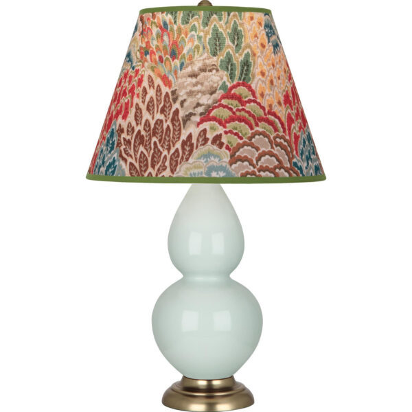 Celadon Small Double Gourd Accent Lamp