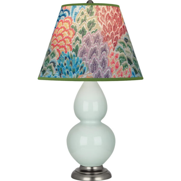 Celadon Small Double Gourd Accent Lamp