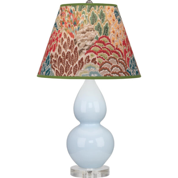 Baby Blue Small Double Gourd Accent Lamp