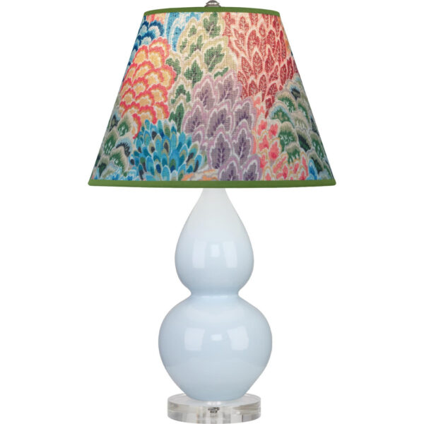 Baby Blue Small Double Gourd Accent Lamp
