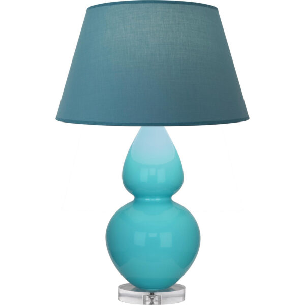 Egg Blue Double Gourd Table Lamp