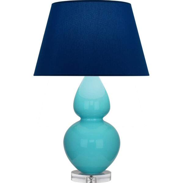 Egg Blue Double Gourd Table Lamp