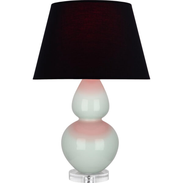 Celadon Double Gourd Table Lamp