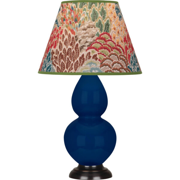 Cobalt Small Double Gourd Accent Lamp