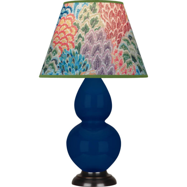 Cobalt Small Double Gourd Accent Lamp