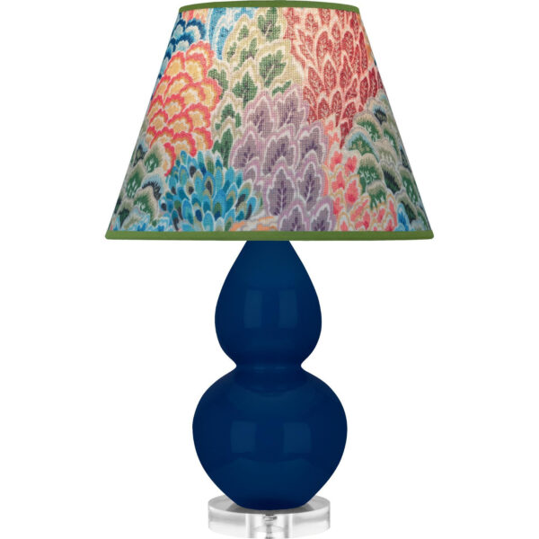 Cobalt Small Double Gourd Accent Lamp