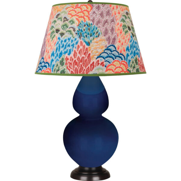 Cobalt Double Gourd Table Lamp