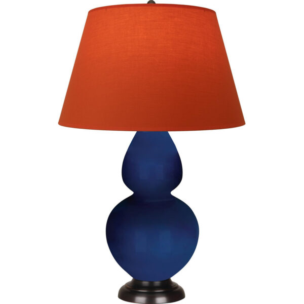Cobalt Double Gourd Table Lamp