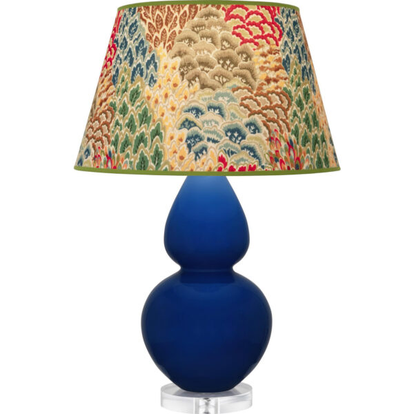 Cobalt Double Gourd Table Lamp