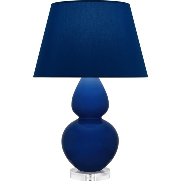 Cobalt Double Gourd Table Lamp