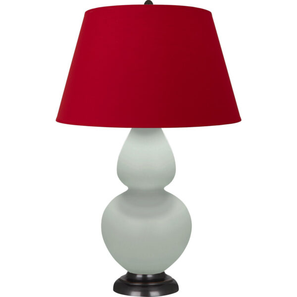Matte Celadon Double Gourd Table Lamp