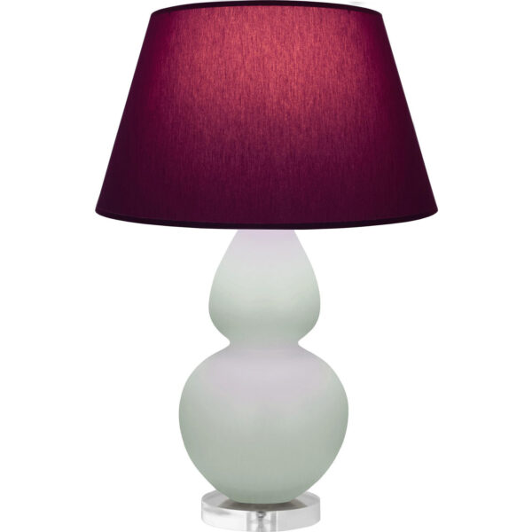 Matte Celadon Double Gourd Table Lamp