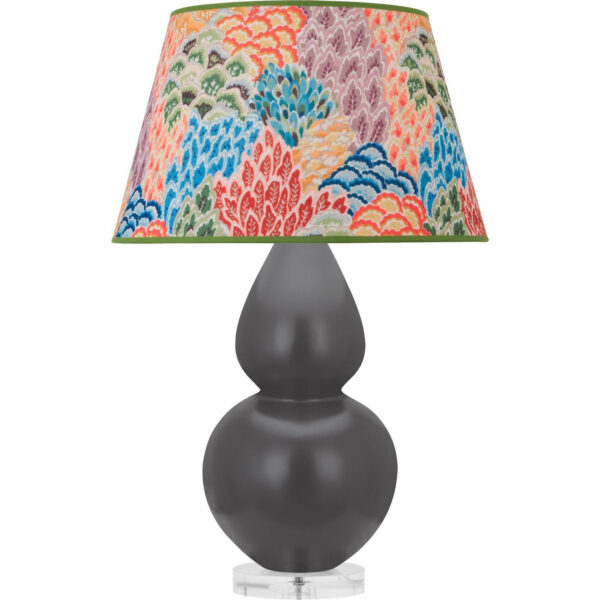 Matte Ash Double Gourd Table Lamp