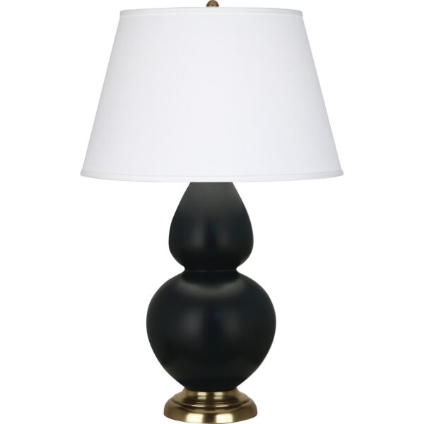 Matte Obsidian Double Gourd Table Lamp