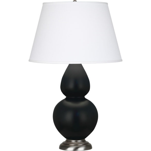 Matte Obsidian Double Gourd Table Lamp
