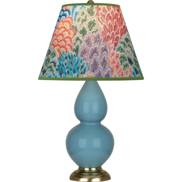 Steel Blue Small Double Gourd Accent Lamp