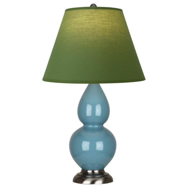 Steel Blue Small Double Gourd Accent Lamp