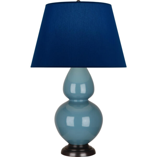 Steel Blue Double Gourd Table Lamp