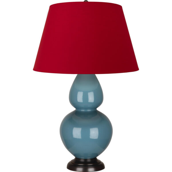 Steel Blue Double Gourd Table Lamp