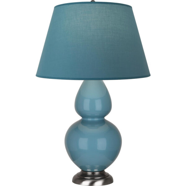 Steel Blue Double Gourd Table Lamp