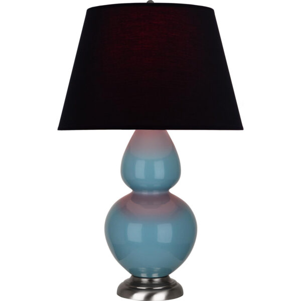 Steel Blue Double Gourd Table Lamp