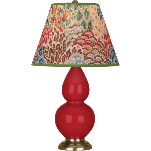 Ruby Red Small Double Gourd Accent Lamp