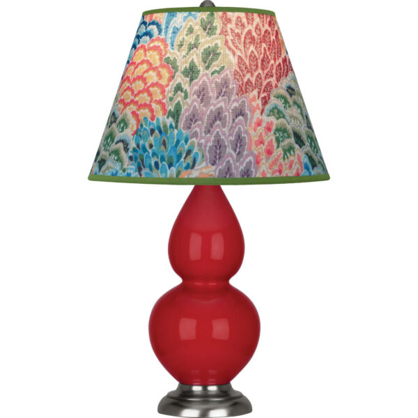 Ruby Red Small Double Gourd Accent Lamp