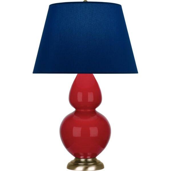 Ruby Red Double Gourd Table Lamp