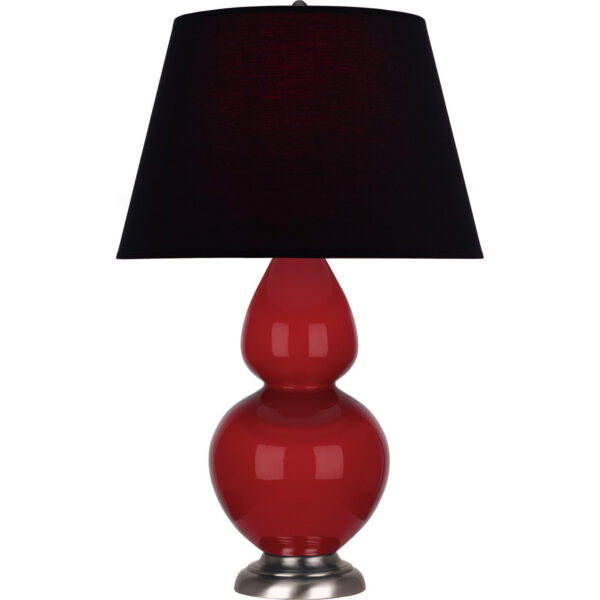 Ruby Red Double Gourd Table Lamp