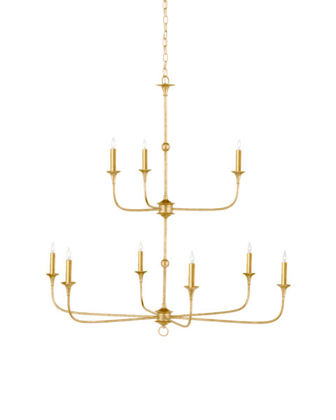 Nottaway Two Tier Gold Chandelier