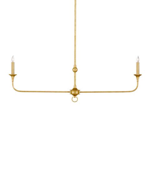 Nottaway Linear Gold Chandelier