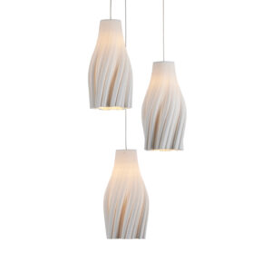 Posh Three Light Round Multi-Drop Pendant