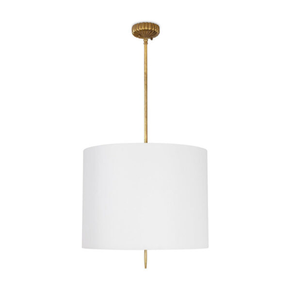 Clove Pendant Small with Natural Linen Shade